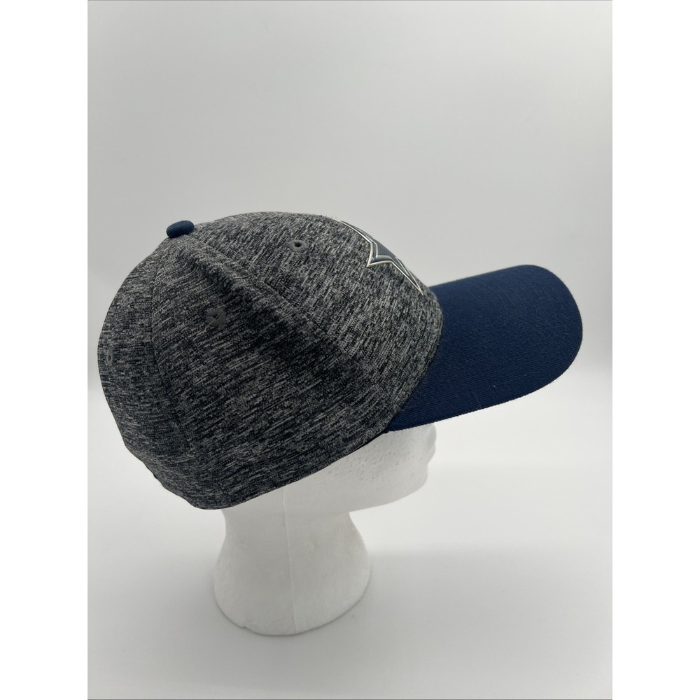 Dallas Cowboys NFL New Era 39Thirty Heather Gray & Navy SIZE Small-Med Cap Hat - Picture 5 of 8